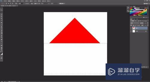 PS里面怎么简单快速做一个高清三角形？