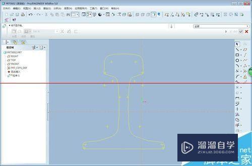 PROE图纸中怎么导入CAD文件？
