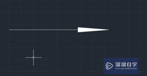 如何用CAD画直线箭头？