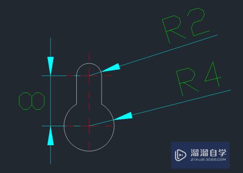 AutoCAD2018怎么画葫芦孔？