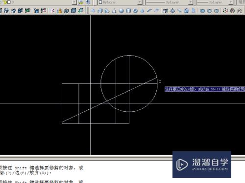 AutoCAD 中延伸命令（ex）的使用