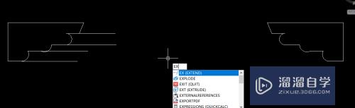 <esred>CAD</esred><esred>中</esred>ex<esred>延伸</esred>命令<esred>如何</esred><esred>使用</esred>？