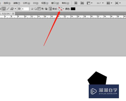 Photoshop怎么画多边形例如5边形6边形如何画？