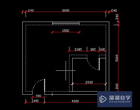 CAD 2008自学教程：[2]CAD画出房间的结构