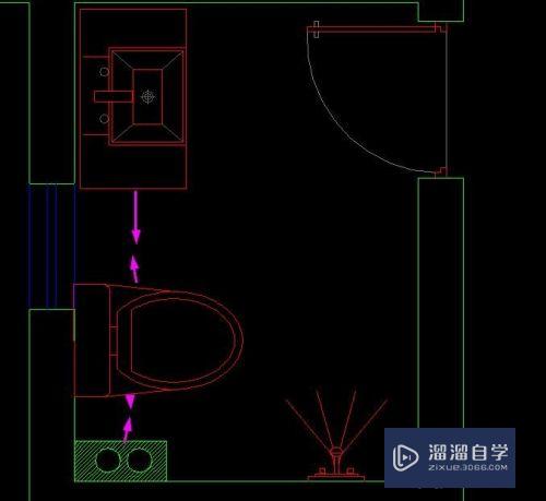 装修设计--CAD布局卫生间时应该注意什么？