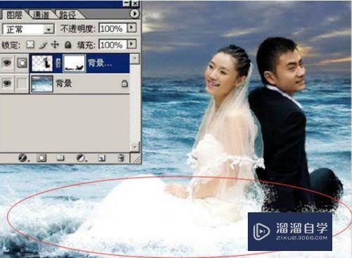 怎么用Photoshop实现图片边缘淡化效果？