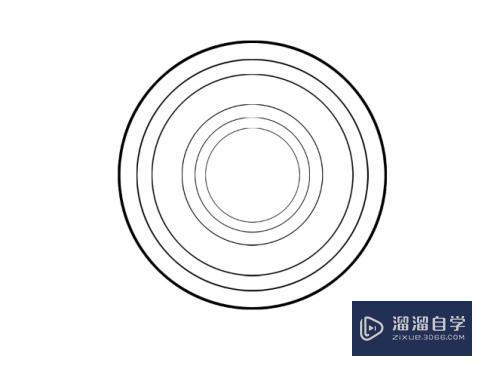 如何使用PS制作同心圆？