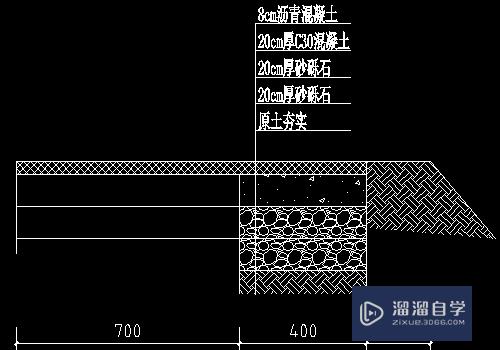 CAD怎么绘制道路加宽改造断面图？