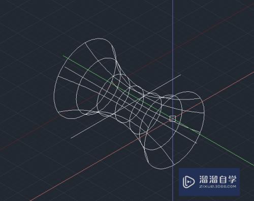 CAD怎么做空间双曲面？