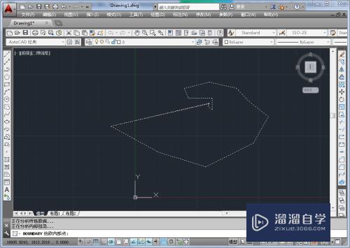 CAD中怎样快建立面域？