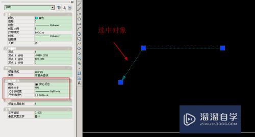 CAD中画带箭头的直线方便标注