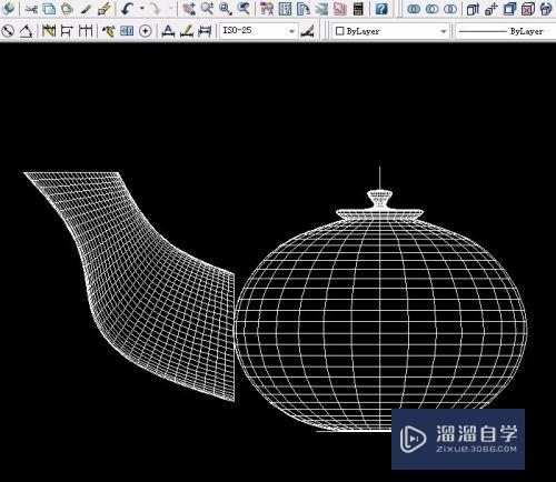 CAD实例 第34课 绘制边界曲面：茶壶
