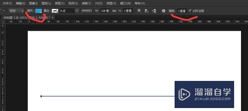 Photoshop教程PS软件直线工具的使用方法和技巧