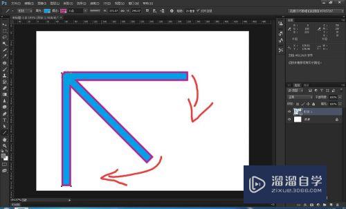 Photoshop教程PS软件直线工具的使用方法和技巧