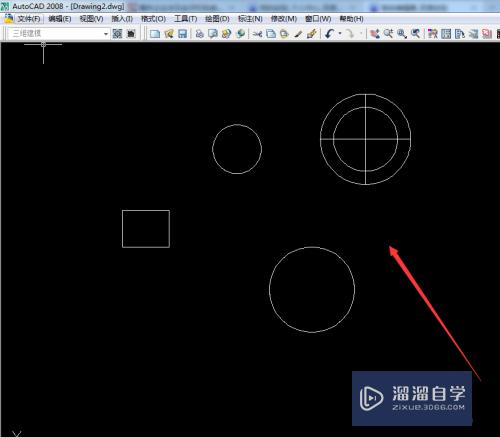 CAD2008怎么画3D模型？