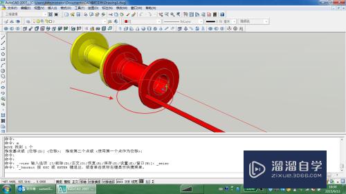 Auto CAD 3D实体建模实例(给法兰穿螺栓)