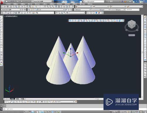 CAD如何绘制圆锥体？