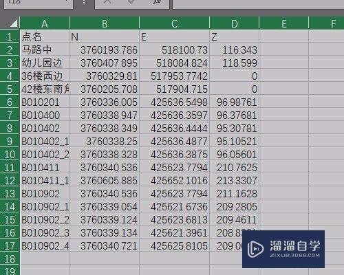 全站仪坐标转换为CAD坐标