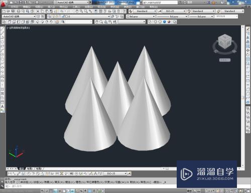 CAD如何绘制圆锥体？