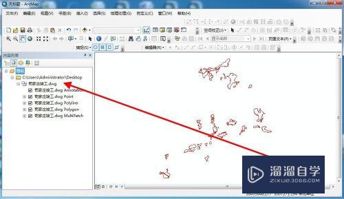 如何往arcgis里导入CAD图？