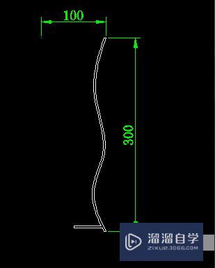 如何用CAD三维旋转命令画花瓶？