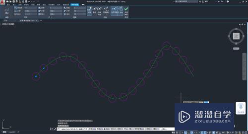 【CAD-060】如何对图形进行路径阵列和修改阵列？