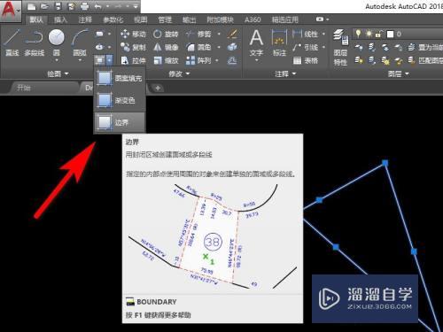 CAD中边界命令的用法