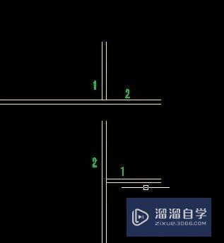 AutoCAD中ml多线修剪技巧总结：[2]t形工具