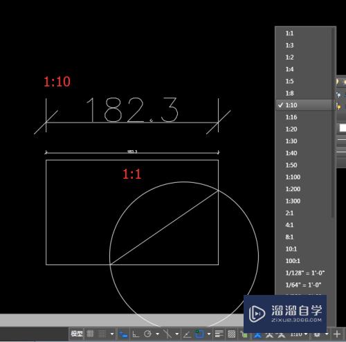 CAD注释性标注在布局里不同比例视口显示等大字