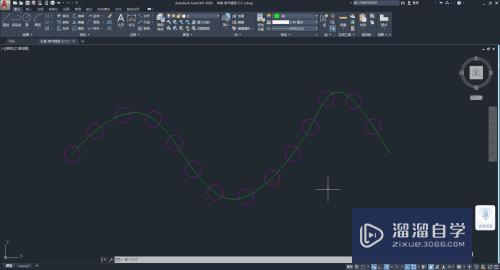 【CAD-060】如何对图形进行路径阵列和修改阵列？