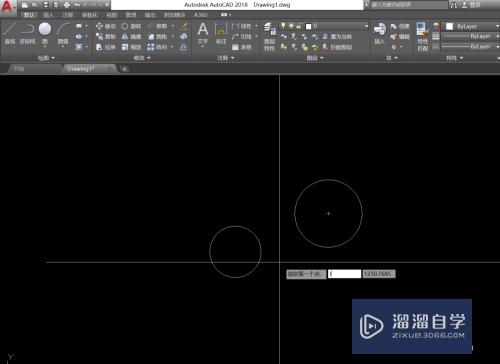 CAD怎么对两切点位置画切线(cad两点相切)