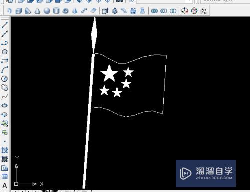 用CAD怎么快速画五星红旗(用cad怎么快速画五星红旗图案)