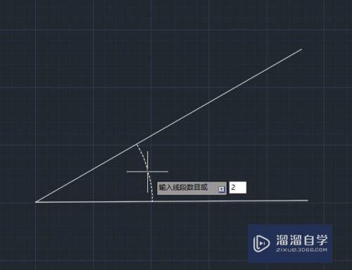 CAD怎么用构造线平分夹角(cad怎么用构造线画角平分线)