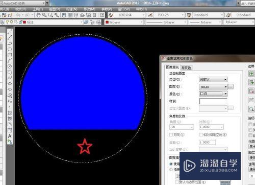 CAD怎么画限速50km/h的交通标志(cad画交通标线)