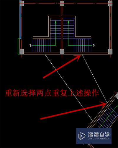 CAD怎样用对齐命令旋转图形(cad怎样用对齐命令旋转图形)