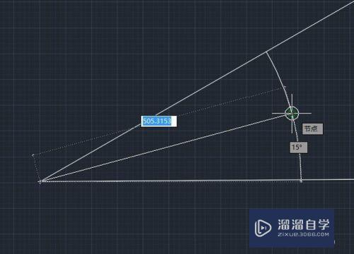 CAD怎么用构造线平分夹角(cad怎么用构造线画角平分线)