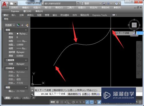 CAD直线、多段线和样条曲线怎么用