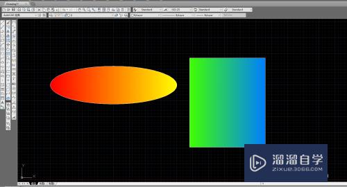 CAD如何进行填充渐变色(cad如何进行填充渐变色调)