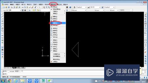 CAD2007图形如何进行偏移