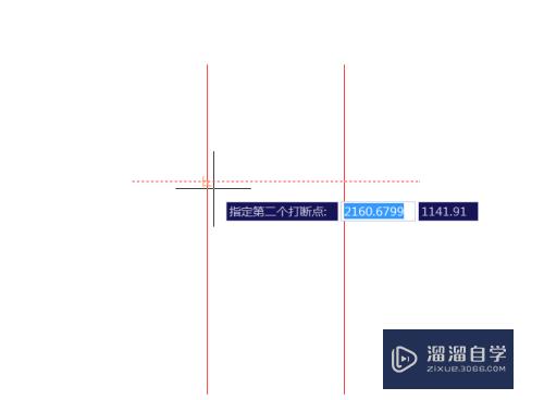 CAD怎么进行打断线条(cad怎么进行打断线条的命令)