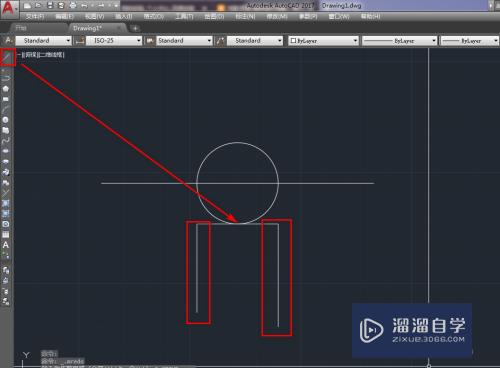 CAD怎样绘制电杆帮桩(cad电杆怎么画)