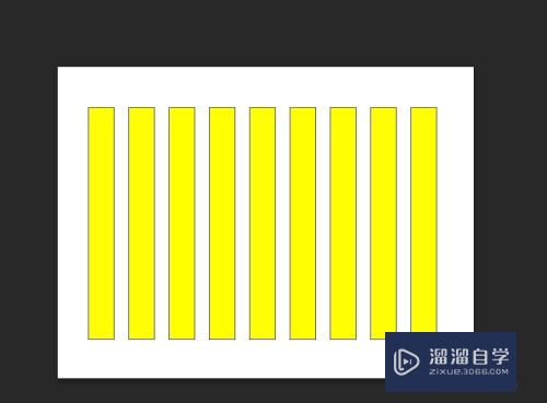 PS如何按一定距离连续复制同等距离的多个图形