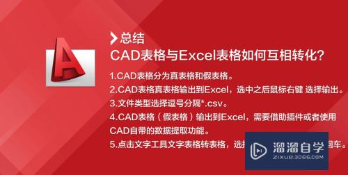 CAD表格与Excel表格怎么互相转化(cad与excel表格互转插件)