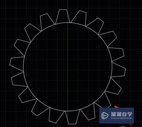 CAD软件中绘制机械齿轮组件的图文步骤