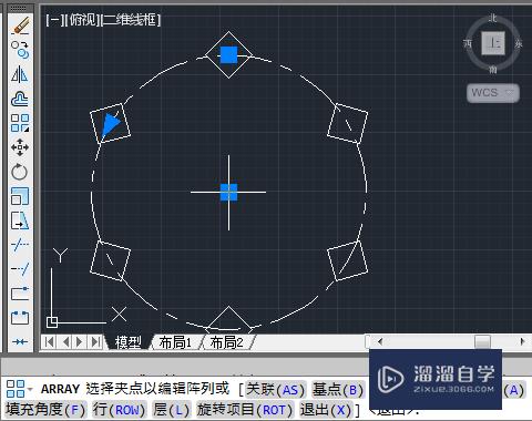 CAD的极轴阵列怎么用(cad极轴阵列怎么设置)