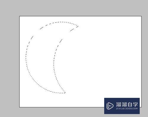 PS怎么画月牙形状的月亮(ps怎么画月牙形状的月亮图)