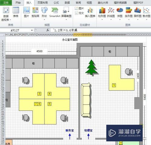 不会CAD怎么用Excel打造平面图(excel怎么画cad图)