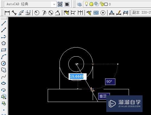 CAD如何旋转直线来画圆(cad中如何旋转直线)