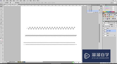 PS怎么快速制作波浪线(ps怎么快速制作波浪线条)