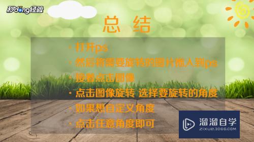 PS如何旋转图片方向(ps如何旋转图片方向快捷键)